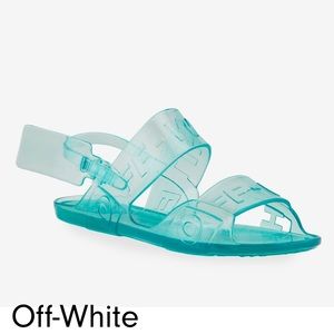 OFF-WHITE JELLY SANDALS